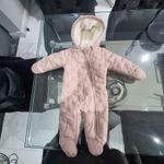 The Little White Company Pink Snowsuit 3-6M