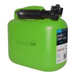 Simply 5Ltr Green Jerry Can JCG5L