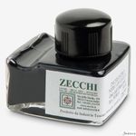 Zecchi Historic Pigment Drawing Ink Glass Vial 50ml Oak Gall Black