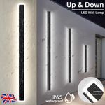 LED Wall Light Sconce Waterproof Outdoor Lamp Exterior Lights Long Strip Modern