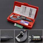 0-1" 0.00005" Large LCD Digital Electronic Outside Micrometer Carbide Tip 0-25mm