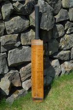 1936 Signed Cricket Bat - Larwood, Hutton, Frank Chester - As Found