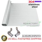 Exhaust Heat Shield Embossed 304 stainless steel Material Muffler Wrap Barrier