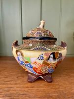 Vintage Japanese Kireina Moriage Incense Burner Collectable