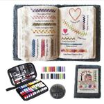 Embroidery Stitch Book Kit All-in- DIY Stitch Book Embroidery Sewing Book