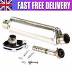 440mm Universal Motorcycle Muffler Exhaust Pipe For BMW Yamaha Kawasa UK