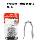 Galvanised Staples U Nails Netting Fence Post 15mm 20mm 25mm 30mm 35mm 40mm 50mm