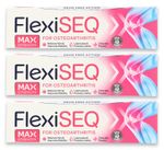 FlexiSEQ Max Strength Osteo Gel 50g Joint Pain Relief - 3 PACK