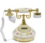 New Home Working Landline Telephone Machine Vintage Ceramic Corded House phone