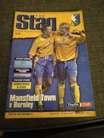 Mansfield Town V Burnley 03/01/2004 FA Cup Programme