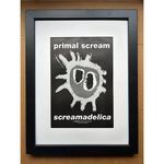 PRIMAL SCREAM SCREAMADELICA (B) (FRAMED) POSTER SIZED original music press adver