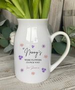 Personalised Small Vase If Nanny's Were Flowers MOTHERS DAY Gift Grandma Nan Mum