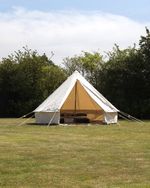 4M Bushcraft Traditional Bell Tent with 100% Cotton Canvas