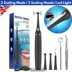 Electric Ultrasonic Tooth Cleaner Dental Scaler Tartar Calculus Plaque Remover