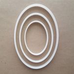 Oval Curve Egg Ellipse Shape Cookie Cutter Dough Biscuit Pastry Fondant Sharp