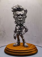 David Bowie   Statue- Metalic Silver Finish
