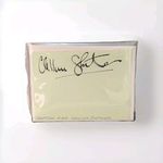 William Shatner Signature Captain Kirk Rare Autograph Clipping