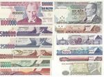 Turkey 12 Pcs UNC Set, 10 to 20000 50000 100000 250000 500000 1000000 1982-2002