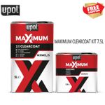 UPOL MAXIMUM Clear Coat 2K HS LACQUER KIT 7.5 L WITH FAST HARDENER