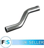 S BEND SHAPE INTERCOOLER PIPE/TUBE (51MM / 2" DIAMETER) - POLISHED ALUMINIUM