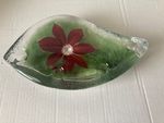 Mats Jonasson - Red Flower Delight 4-Candle Holder with Box Free Shipping