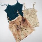 Vintage retro spaghetti strap tops y2k 90s X 100