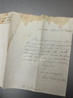 Swansea damaged nineteenth century letter