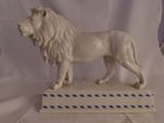 Hutschenreuther Porcelain White Lion On Base 20x26cm A/F