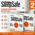 SleepSafe Carbon Monoxide Detector Pack of 2 CO Test Cards Arctic Hayes CO Alarm
