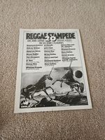 TPEEP557 MAGAZINE ADVERT 11X8" REGGAE STAMPEDE 20 - AL MOODIE, WINSTON FRANCIS