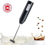 USB Rechargeable Milk Coffee frother Whisk Egg Beater Handheld Frappe Mixer New