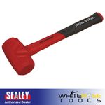 Sealey Dead Blow Hammer 28oz 1.75lb Premier TPR Shaft Head Soft Grip Handle