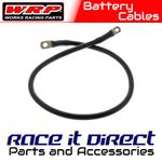 Battery Cable 27" Black Cable with 1/4" & 5/16" Lug Terminal WRP