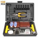 100pcs Heavy Duty Tyre Puncture Repair Tool Set Tire Mending Kit Car Motorbike