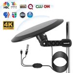 Outdoor TV Antenna 360° Directional Reception Long 100+ Miles Enhance VHF&UHF 4K