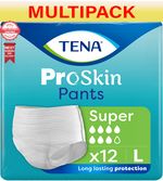 TENA Pants Super - Large - Case - 4 Packs of 12 - Incontinence Pants - 48 Pants