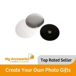 50mm Round Magnetic Back Button Badge Components - G-Series Machine Only