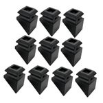 10 Pieces Iron Baluster Shoes Decorative Artistic Stair Parts Easy Installation