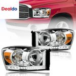 LED Headlights for 2006 2008 Dodge Ram 1500 2500 3500 Chrome