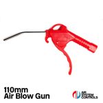 Red - 110mm Air Blow Gun, 1/4″ BSP -  Trigger, Nozzle, Duster, Compressor