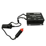 24V TO 12V CAR POWER CONVERTER - BLACK WITH CIGARETTE LIGHTER PLUG 20A 12V DC