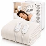 Heated Blanket Electric Mattress Cover Size SuperKing Double Single Dual Control