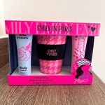 Emily in Paris Travel Mug Gift Set Bath & Shower Gel + Body Lotion 65ml Roses
