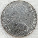 VINTAGE 1779 SPAIN SPANISH PIECE OF 8 REALES SUNKEN SHIPWRECK SILVER COIN