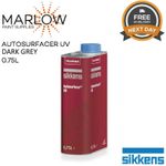 SIKKENS AUTOSURFACER UV FILLER PRIMER DARK GREY 0.75L - SMART REPAIR 