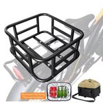 Rear Bike Basket Bicycle Rack Bag Large Capacity Fron E-Bike Basket Outdoor