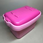 Lego Pink Storage Tub with Lid 10" Toy Container 2006 EMPTY NO BRICKS