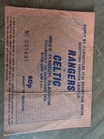 Rangers V Celtic Ticket 1st January 1976 L7