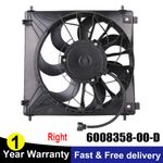 Right Radiator Cooling Fan Assembly 6008358-00-D For Model S 2012-2021