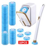 Disposable Toilet Brush Set Toilet Bowl Cleaning System Cleaners with Refills UK